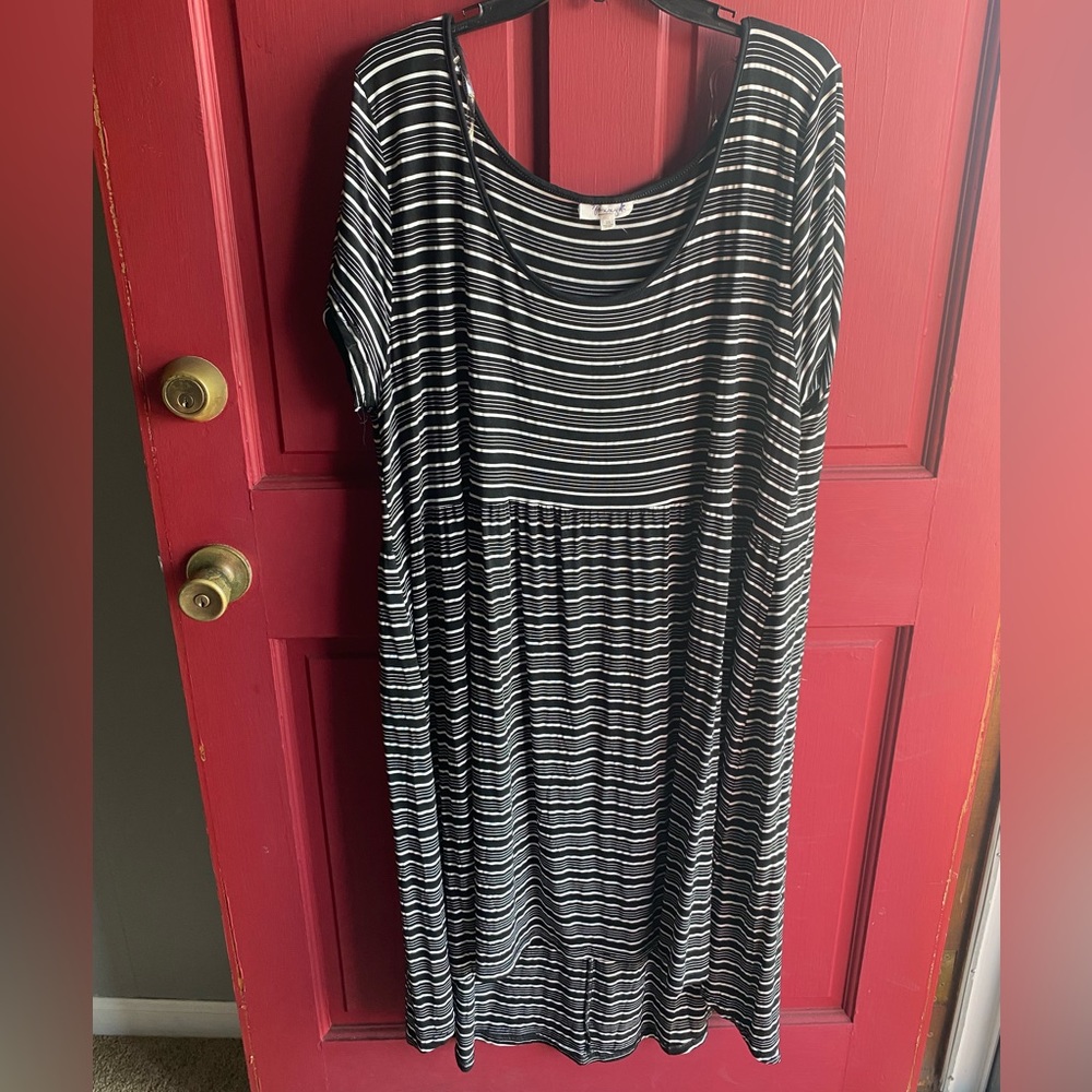 Plus size high-low dress